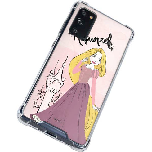 Disney Princess Rapunzel Art Galaxy S20 FE Clear Case